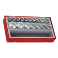 Teng 17pc 1/2in Dr. Socket Set 10-32mm - TC-Tray