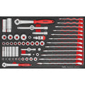 Teng 57pc Spanner And Socket Set FOAM3