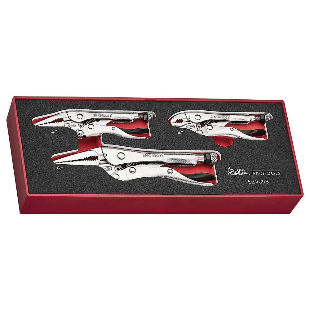 Teng 3pc Plier Set Power Grip