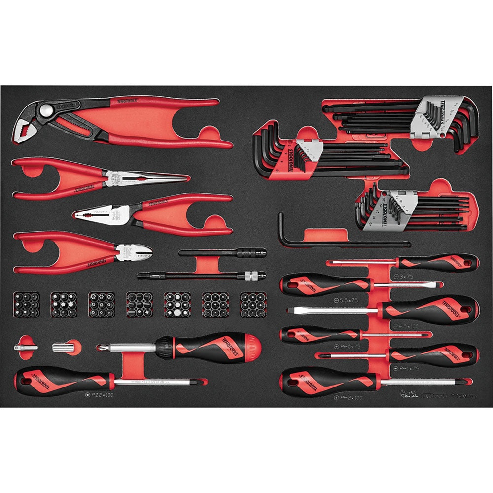 Teng 114pc Screwdriver Set Mixed FOAM4X4