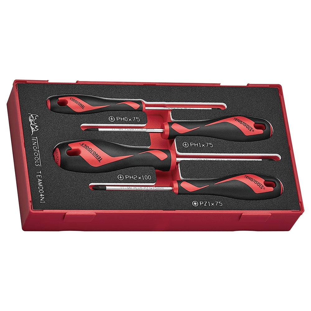 Teng 4pc Screwdriver Set PH/PZ
