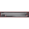 Teng 4pc Roll/Heel Bar Set w/Tyre Lever - TEX-Tray