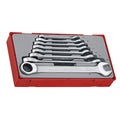 Teng 8pc Ratchet Combination Spanner Set 8-19mm - TC-Tray**