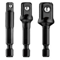 Teng 3pc 1/4in Hex Drive Impact Socket Adaptor Set