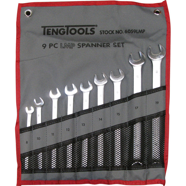 Teng 9pc LMP Combination Spanner Set 8-19mm w/Wallet**