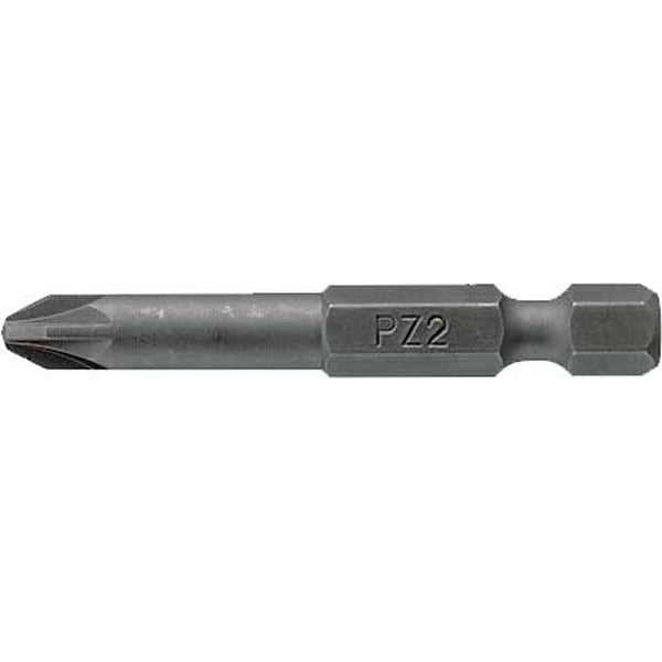 Teng 3Pc 1/4in Hex PZ#2 Bit x 50mm (L)