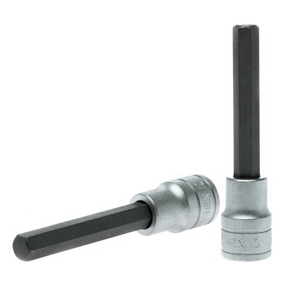 Teng 1/2in Dr. Long Hex Bit Socket 10mm x 100mm