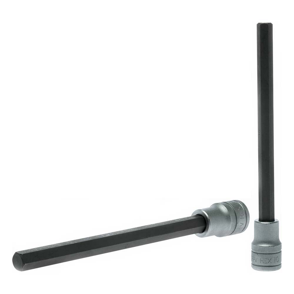 Teng 1/2in Dr. Long Hex Bit Socket 10mm x 175mm