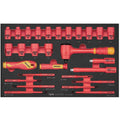 Teng 28pc Insulated Socket and Screwdriver Set FOAM3