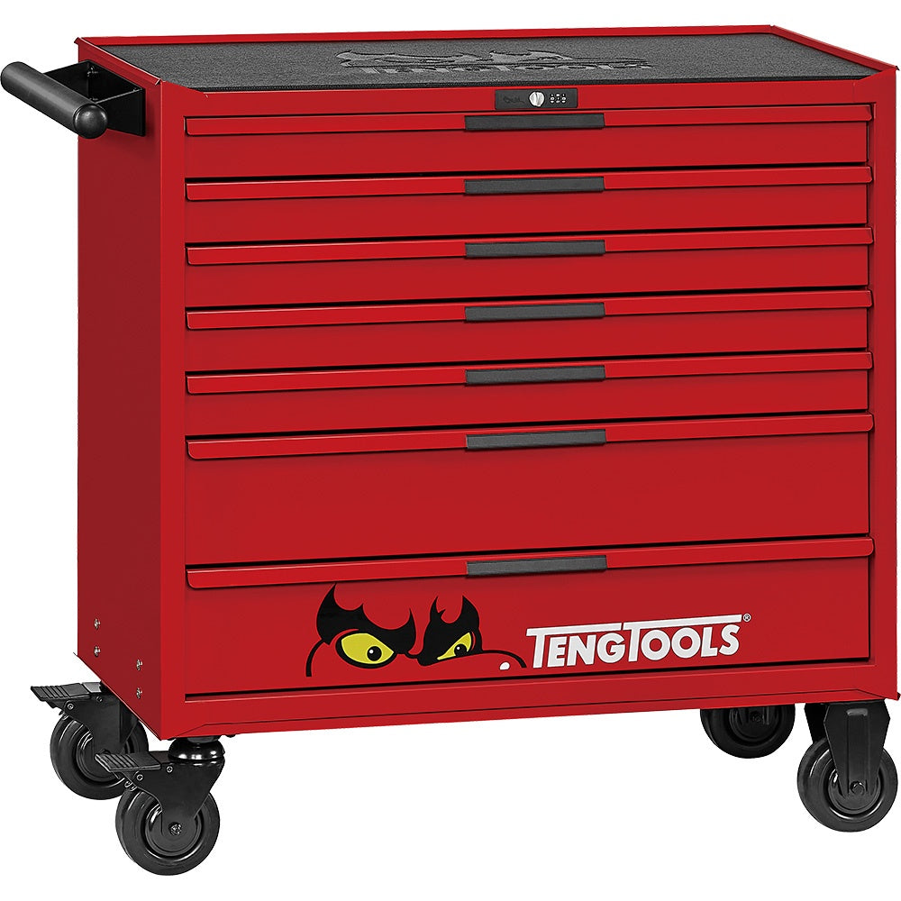 Teng 386pc 37in PRO35 Cabinet FOAM Tool Kit - Red