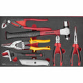 Teng 7pc Plier And Hammer Set FOAM3