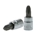 Teng 1/4in Dr. Bit Socket PH#3