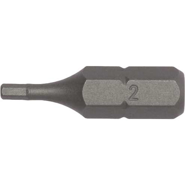 Teng 3pc 1/4in Hex 5mm Hex Bit x 25mm (L)