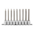 Teng 9pc 3/8in Dr. Long TX Bit Socket Set - TX10-TX50