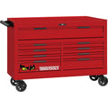 Teng Pro35™ 53in Roller Cabinet 9 Drawers Red