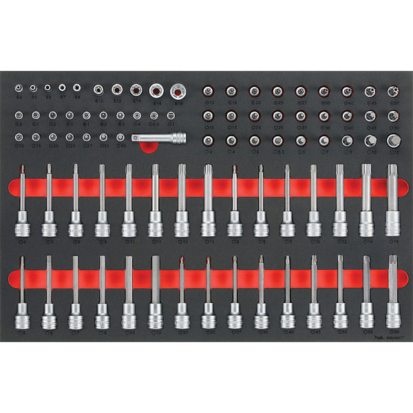Teng 85pc 1/4 3/8 & 1/2in Dr. Spec Skt Set (EVA)
