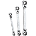 Teng 3pc Multi-Drive Ratchet Ring Spanner Set**