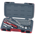 Teng 39pc 3/8in Dr. Metric Reg. Socket & Spanner Set