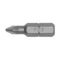 10pc 1/4in Hex PZ#1 Bit X 25mm (L)