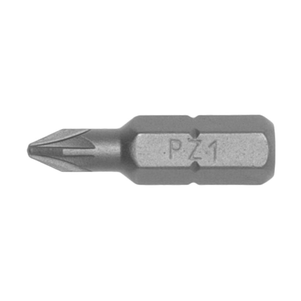 10pc 1/4in Hex PZ#1 Bit X 25mm (L)