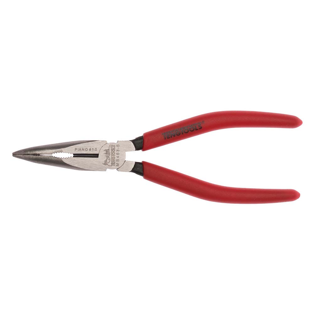 Teng MB 6in Long Nose Plier Bent Jaw 45Deg