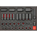 Teng 33pc 3/4in Dr. Impact Socket & Acc. Set (EVA)