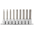 Teng 9pc 1/2in Dr. Long TX Bit Socket Set - TX20-TX60**