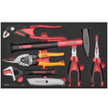 Teng 7pc Plier and Engineers Hammer Set FOAM3