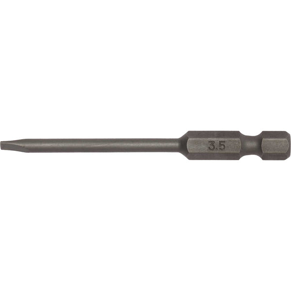 Teng 2Pc 1/4in Hex FL0.8 x 4.0mm Bit mm(L)