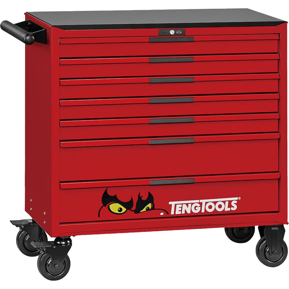 Teng 663pc Pro35™ 37in Roller Cabinet Tool Kit - Red